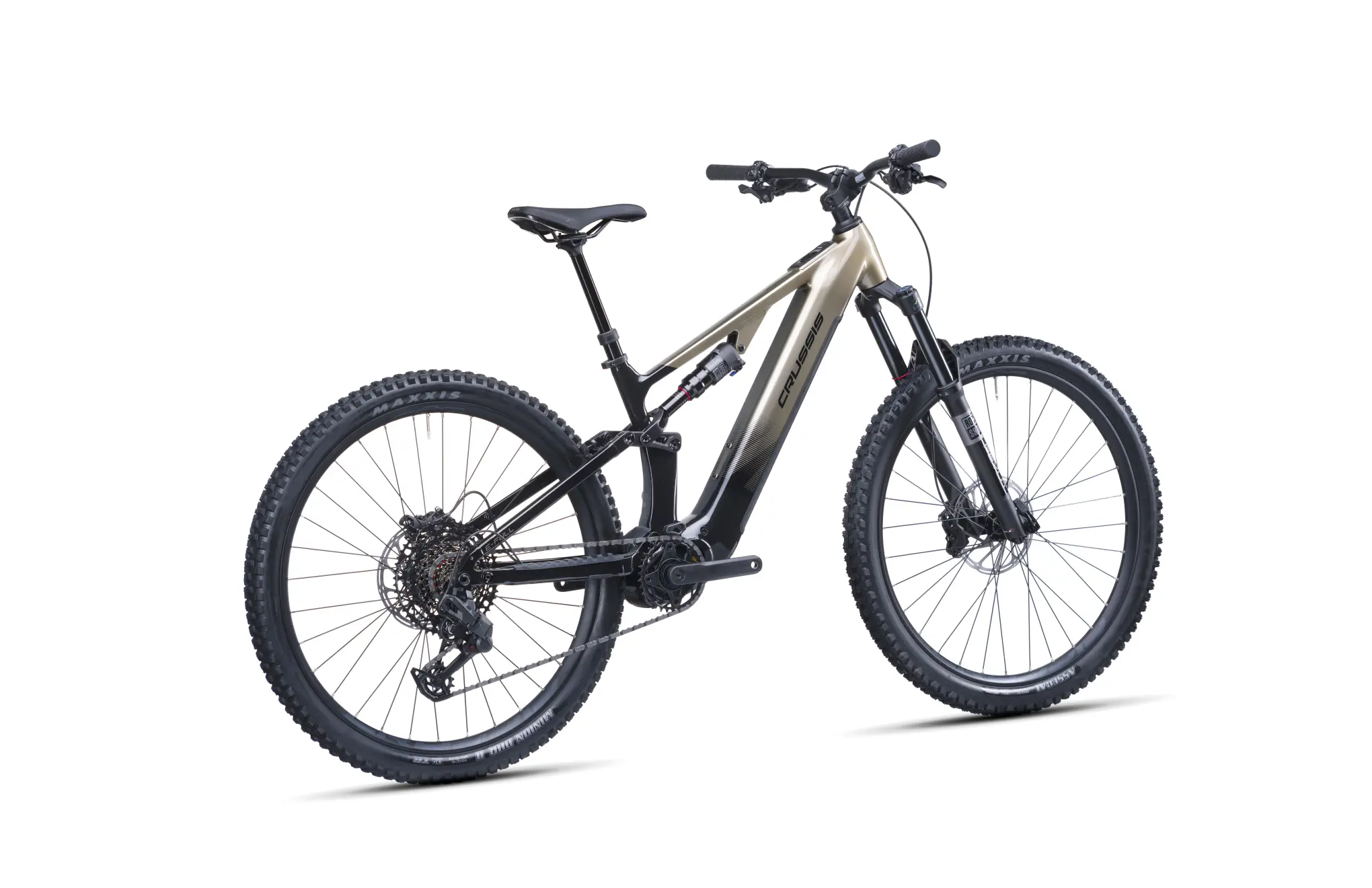 Widelec RockShox Psylo i hamulec SRAM DB6 w Crussis e-Full AX 10.12